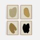 4 impressions giclée abstraites