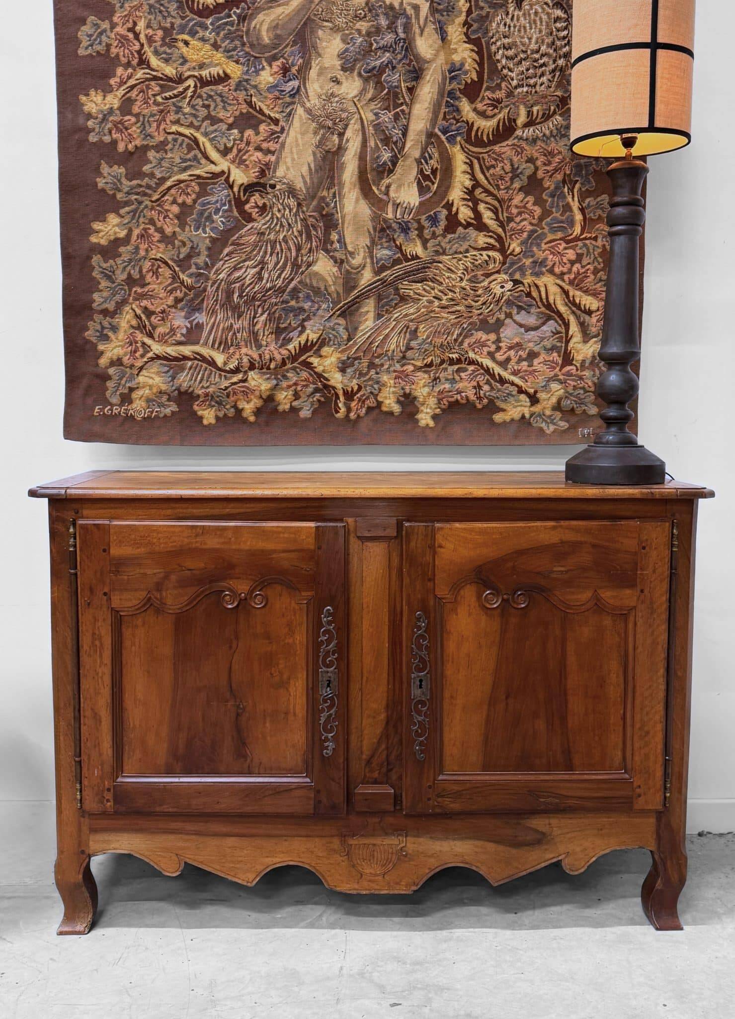 Antique solid wood sideboard – Louis XV style