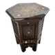 Table d'appoint octogonale antique / meuble syrien
