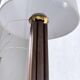 1940s Art Deco oak desk lamp