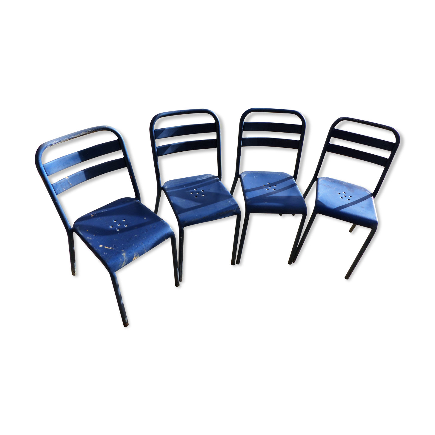 4 vintage bistro chairs