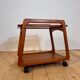 Danish teak bar cart, 1960s