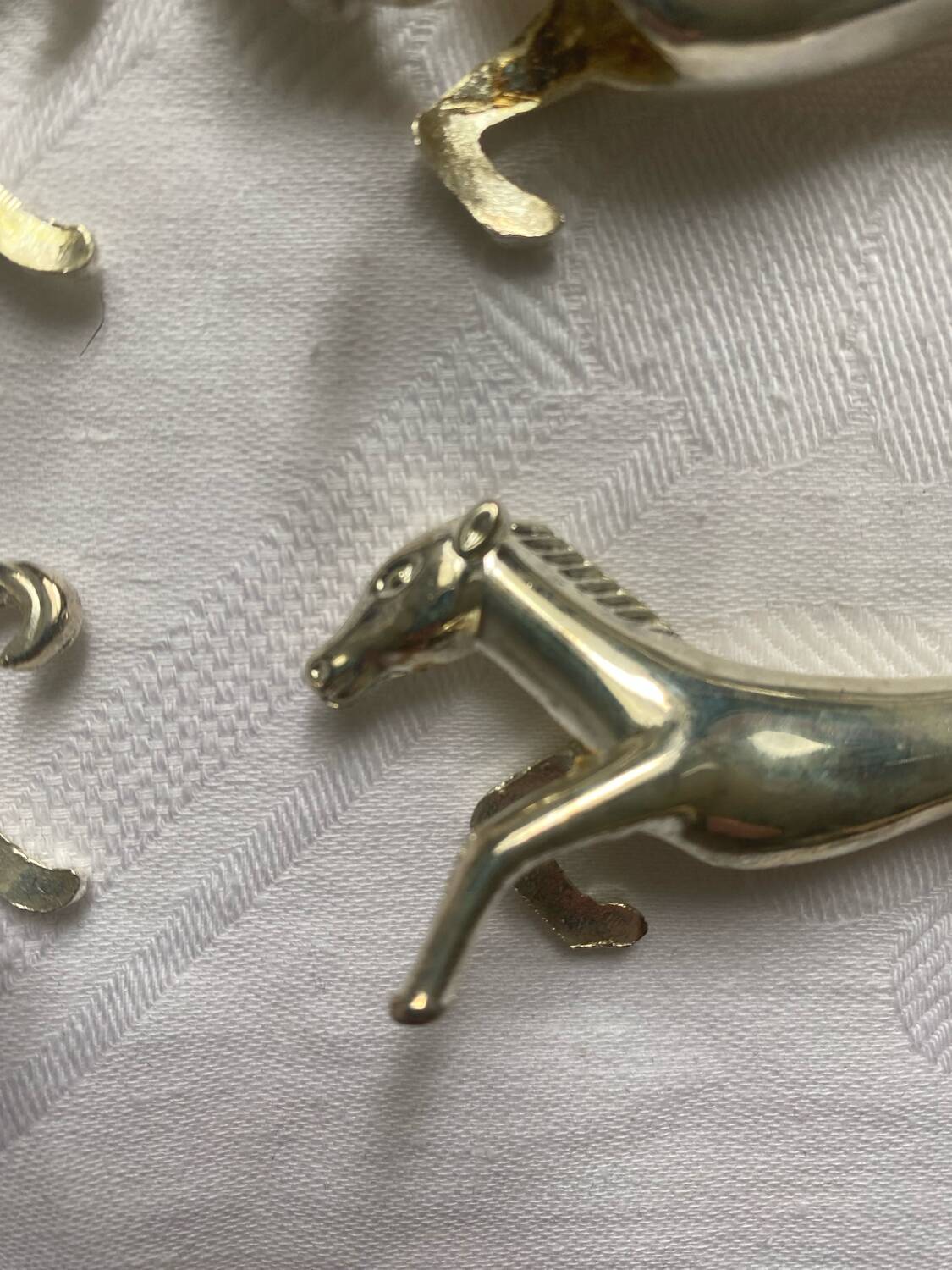 Vintage horse knife holder