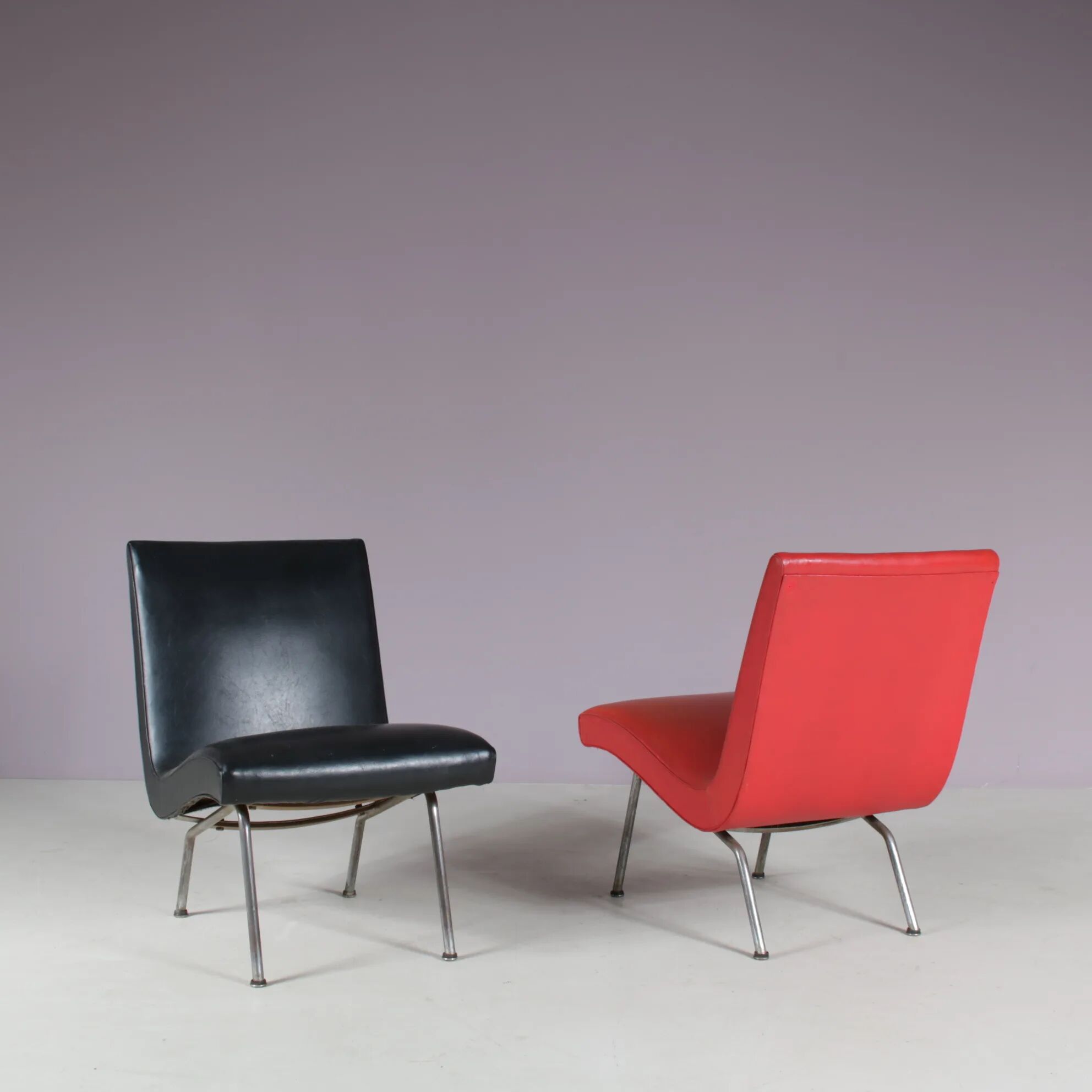 1947 pair of Walter Knoll “Vostra” chairs for Knoll, Germany