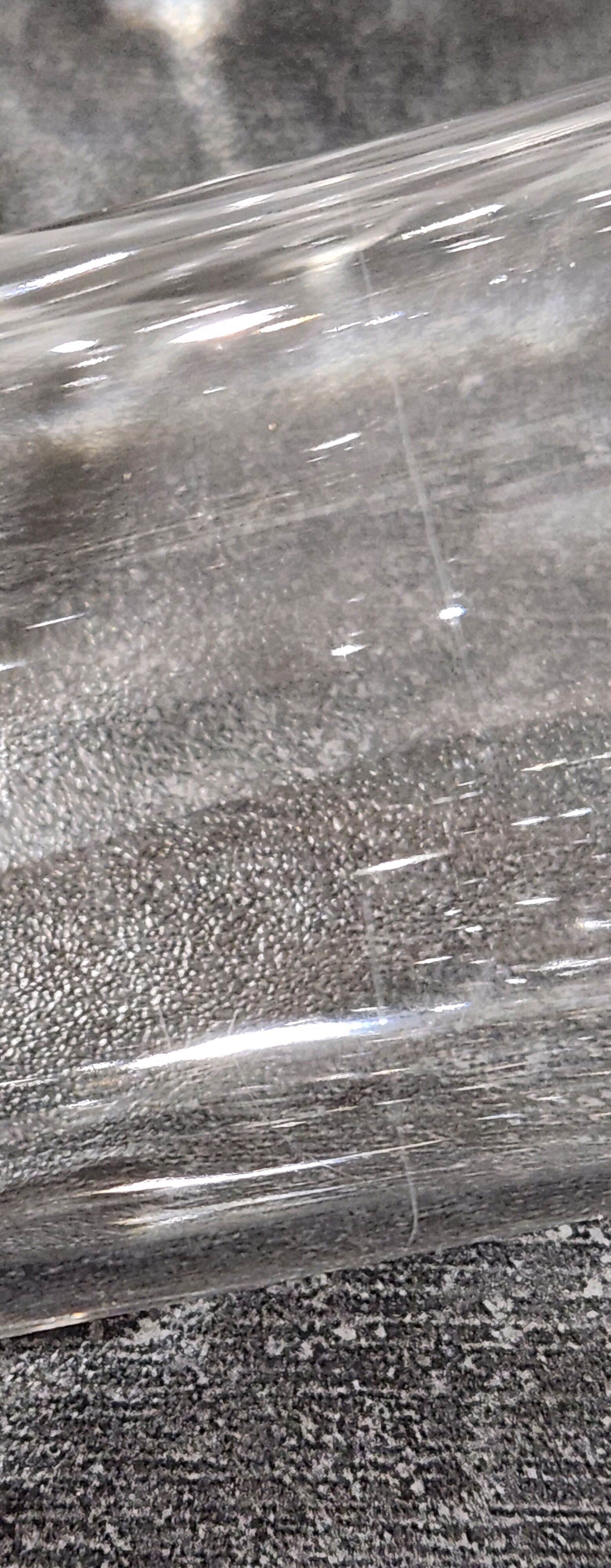 12 antique crystal champagne flutes