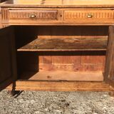 Old parisian buffet in fir