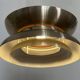 Golden suspension by Carl Thore for Granhaga Metall. Sweden 1970s.