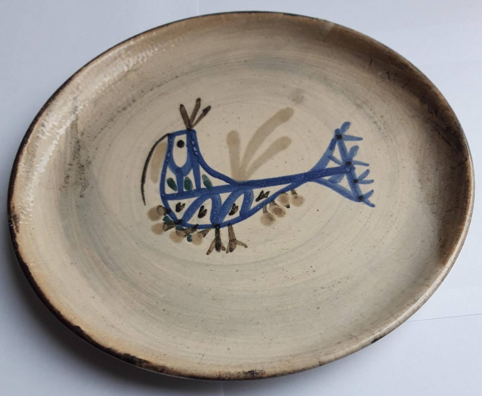 Gustave REYNAUD dish "The Mulberry"