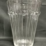 Stylish glass vase, art deco