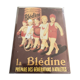 Poster metal advertising plate la blédine - henry le monnier - 40x30 cm