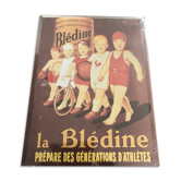 Poster metal advertising plate la blédine - henry le monnier - 40x30 cm