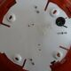 Oval wall lamp design ARTEMIDE 1980 by Patrick Jouin orange/white