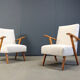 Pair of mid-century Dutch armchairs, 1960s