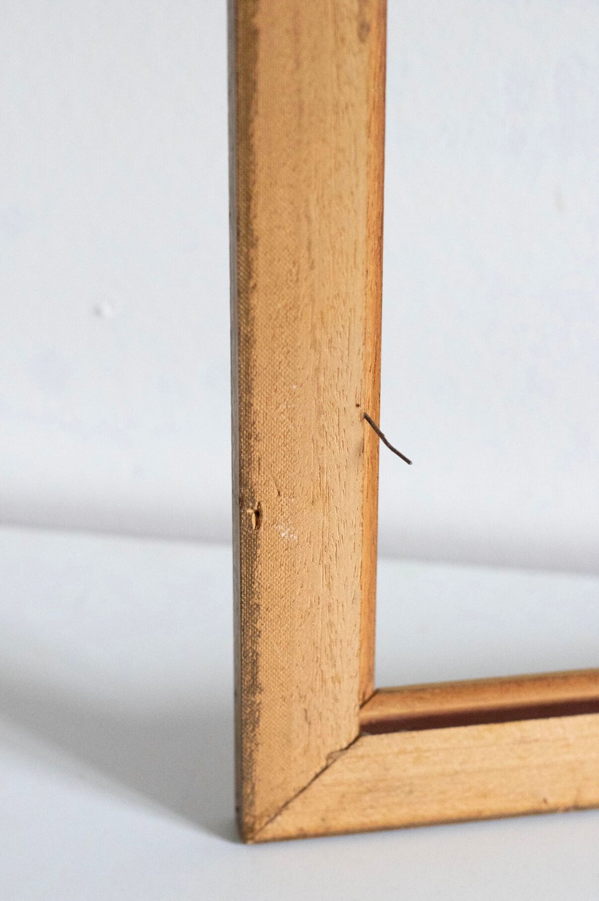 Old gilded wooden frame