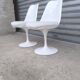 Pair of tulip chairs by Eero Saarinen for Knoll International