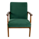 Méridienne vintage en velours vert, années 1970