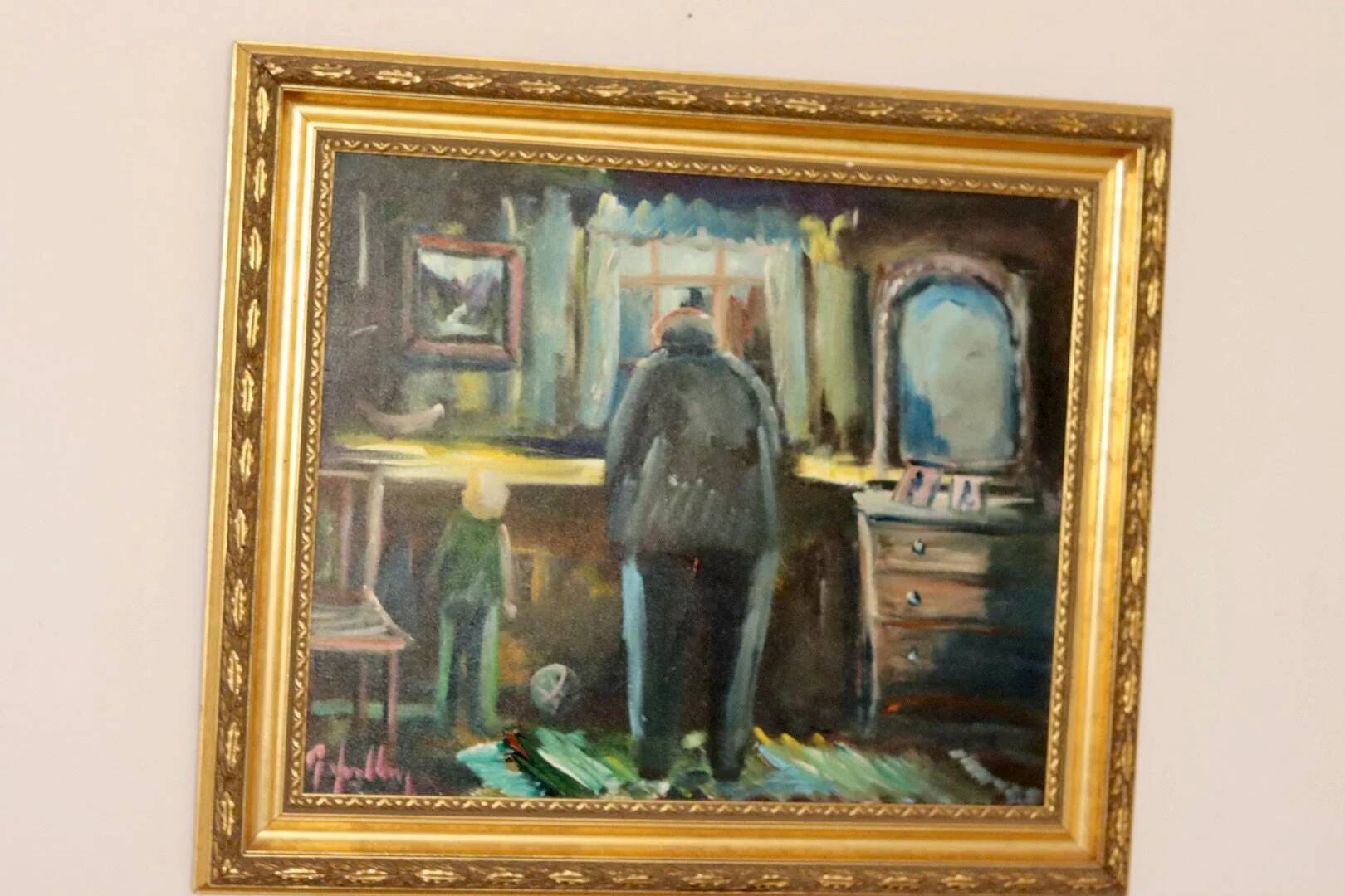 Looking out of the window - by Göte Lundberg