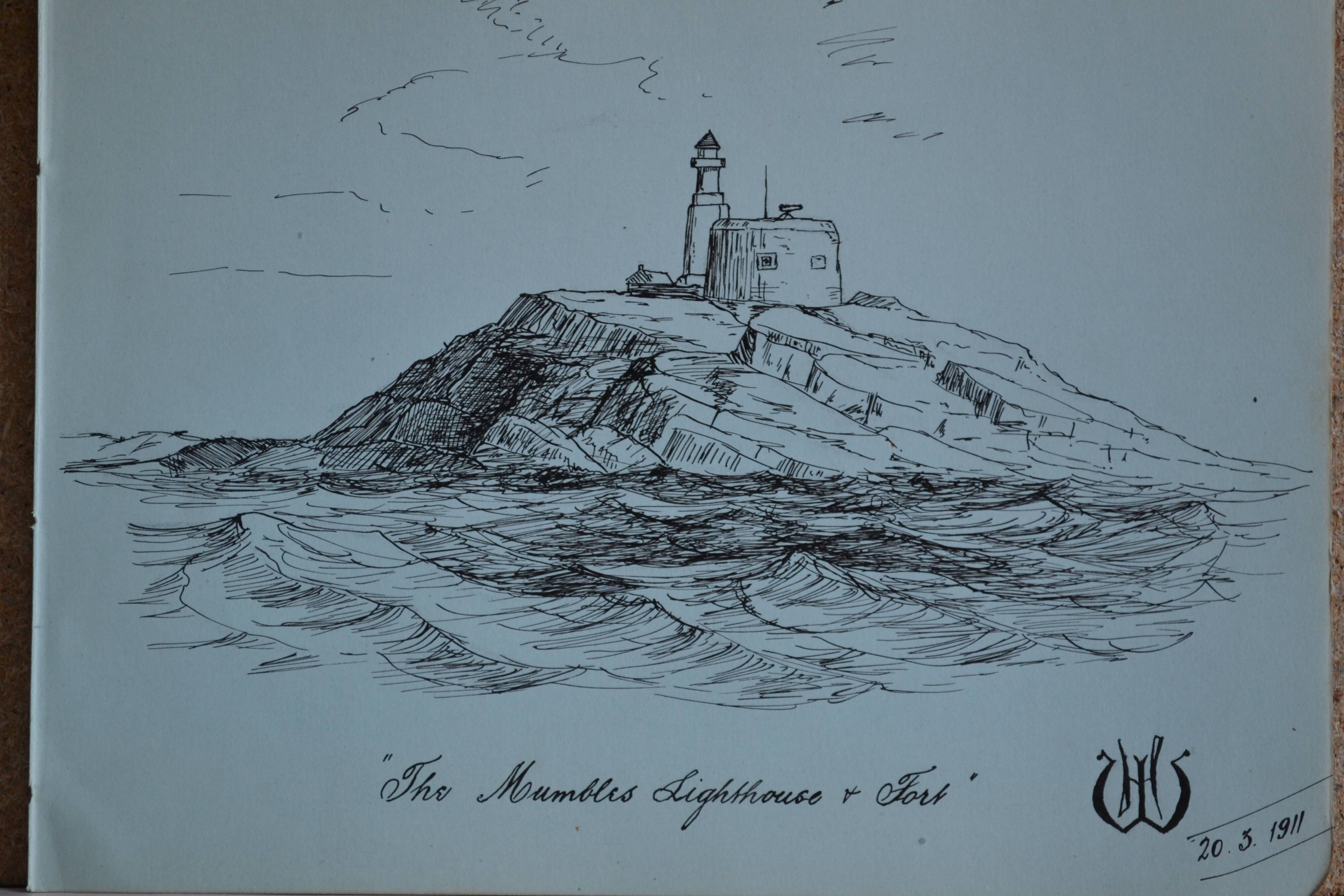 The mumbles lighthouse & fort