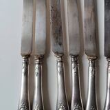 Cutlery set 12 knives Silver-plated metal Armand Frenais Silverware