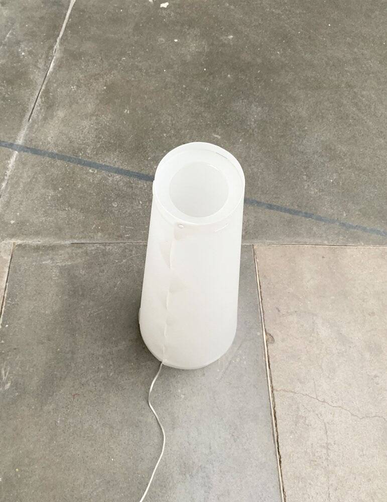 Italian postmodern cone floor lamp by Emporium