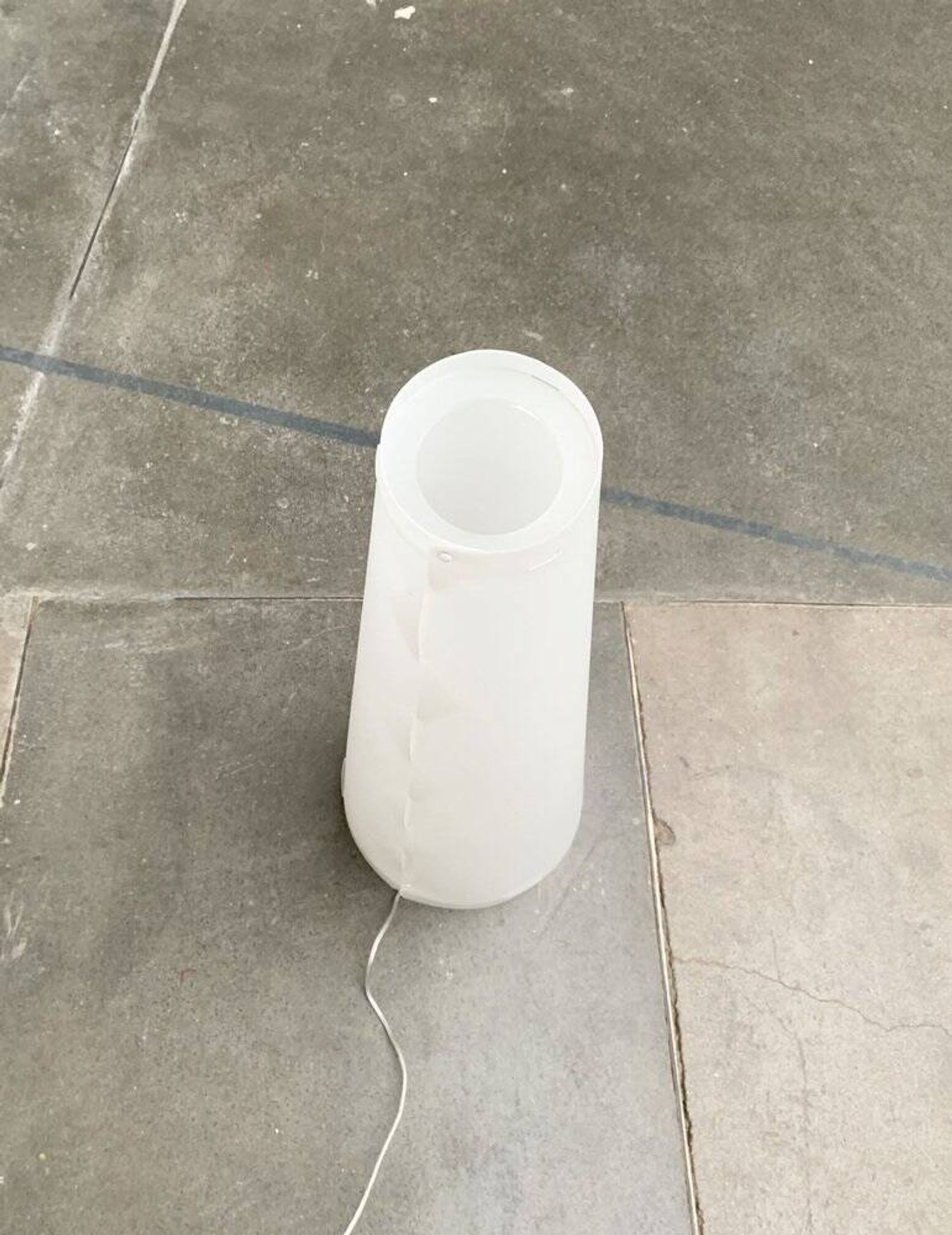 Italian postmodern cone floor lamp by Emporium