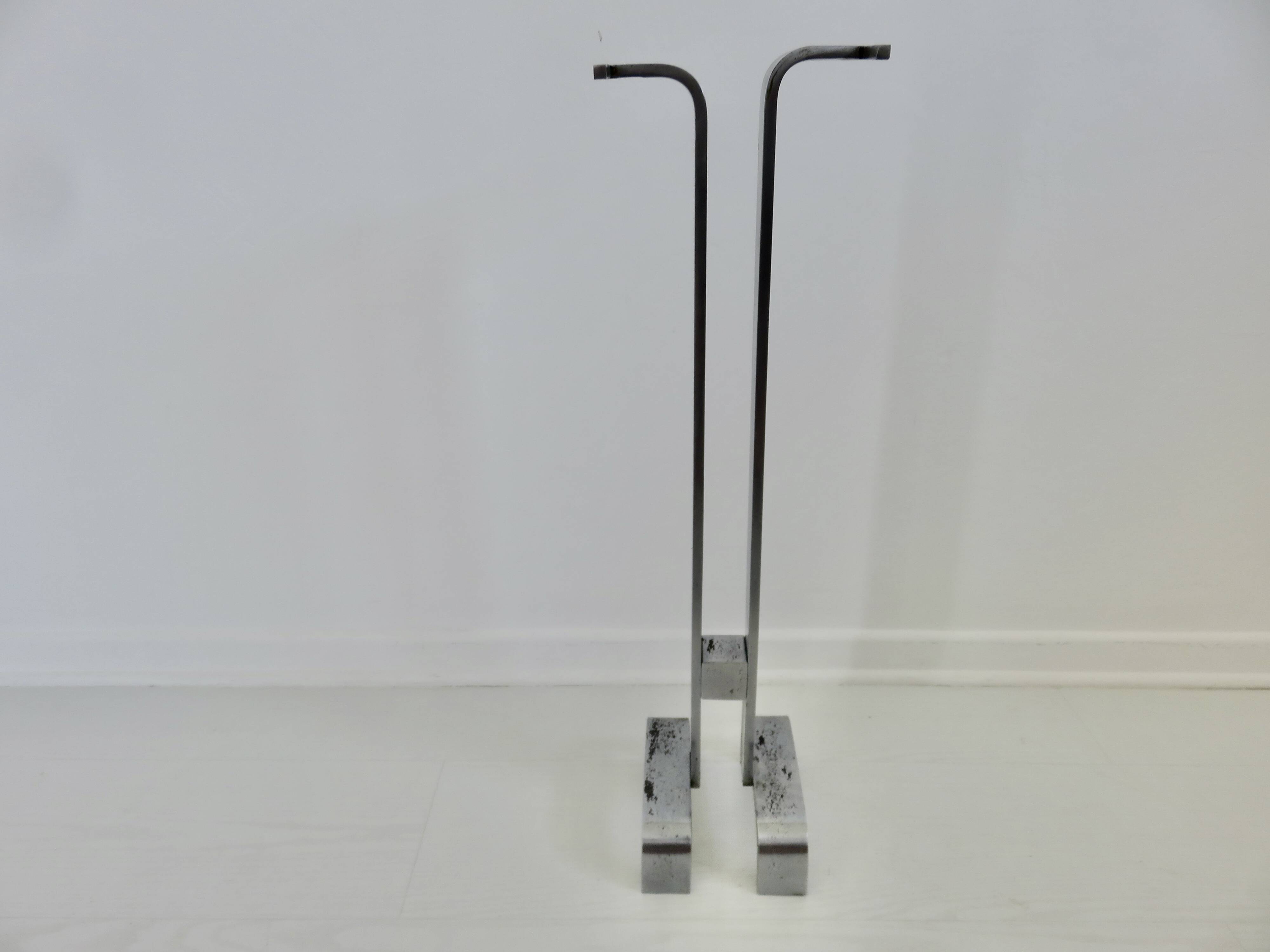 Fireplace set "Jean Paul Créations" signed, 1970