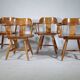 Fauteuils design scandinave en pin par Asko années 1970