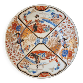 Assiette en porcelaine japonaise ancienne - Époque Meiji (XIXe siècle)