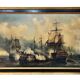 Reproduction of the Battle of Trafalgar - Auguste Étienne François Mayer