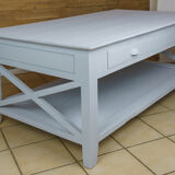 large coffee table with 4 drawers