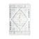 Berber carpet 120 x 170 cm white colorful patterns