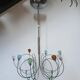 Lustre  plafonnier en verre multicolore Harco style Loor stawberry
