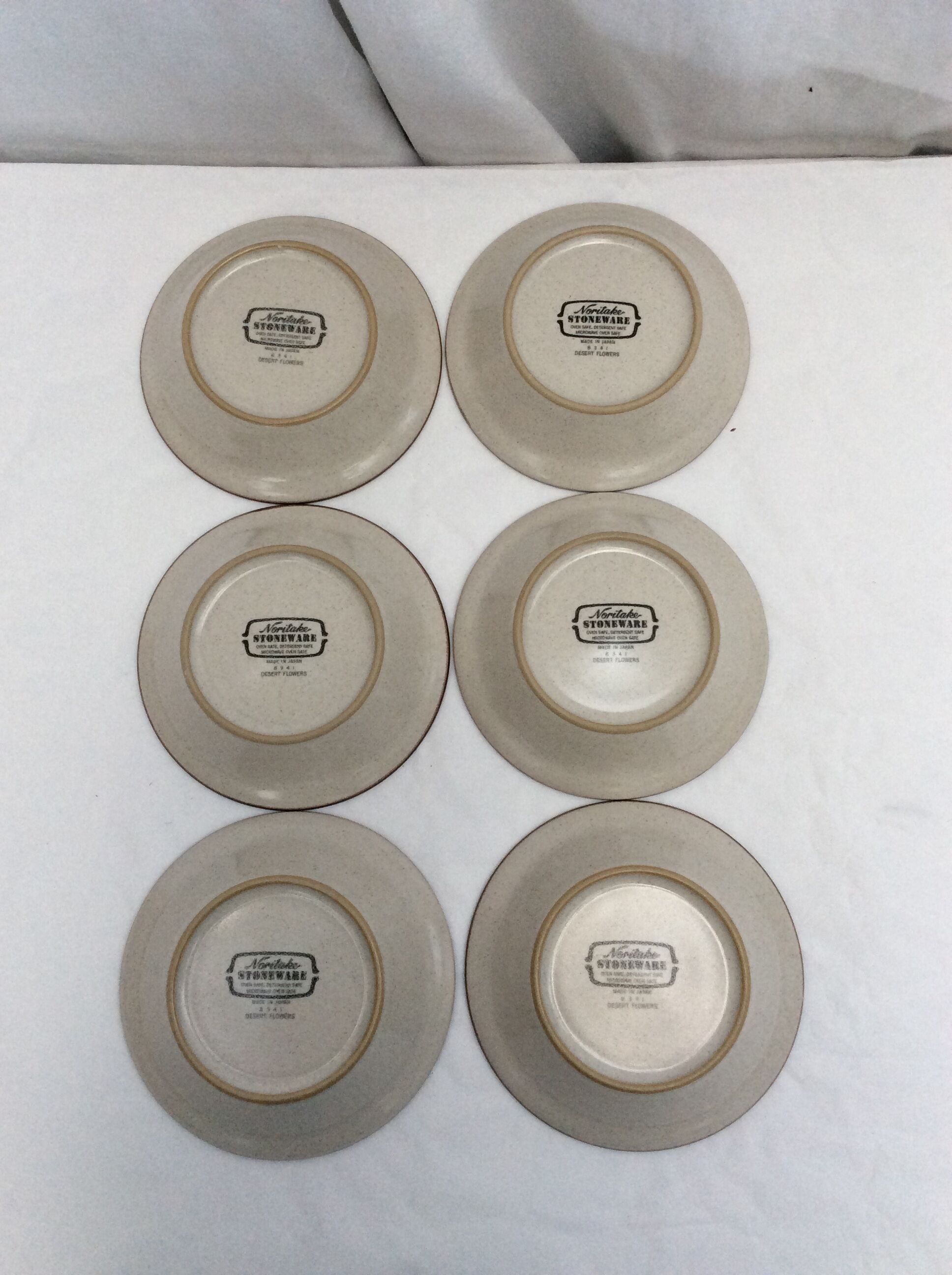 Six cereal bowls from the 1970s Japanese noritake manufacture dimension: diameter -14cm- H-3.5cm