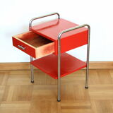 Red functionalist/Bauhaus side table