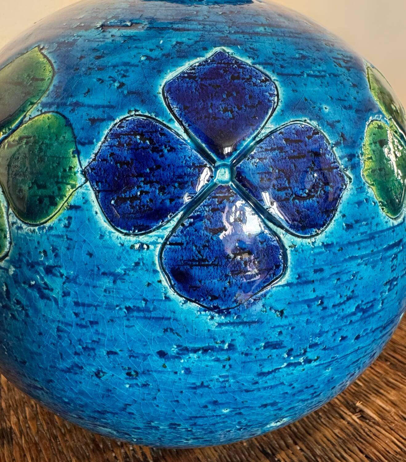 Aldo Londi ceramic ball vase from the 70s
