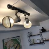 Vintage Track Ceiling Light • Micro Pin Spots • Erco • 1975