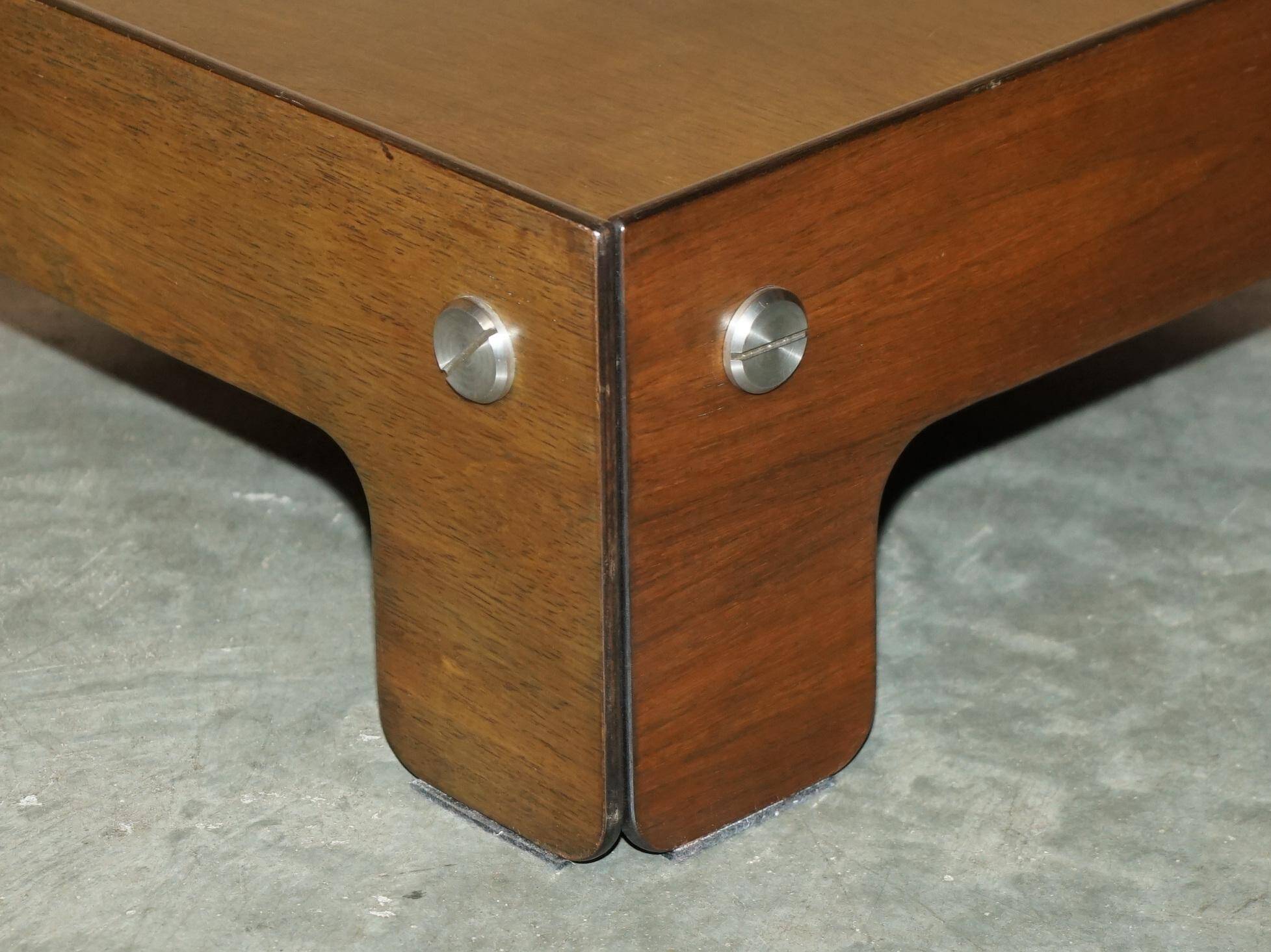 Sigurd Ressell for Vatne Mobler Leather Sofa Hardwood Art Deco