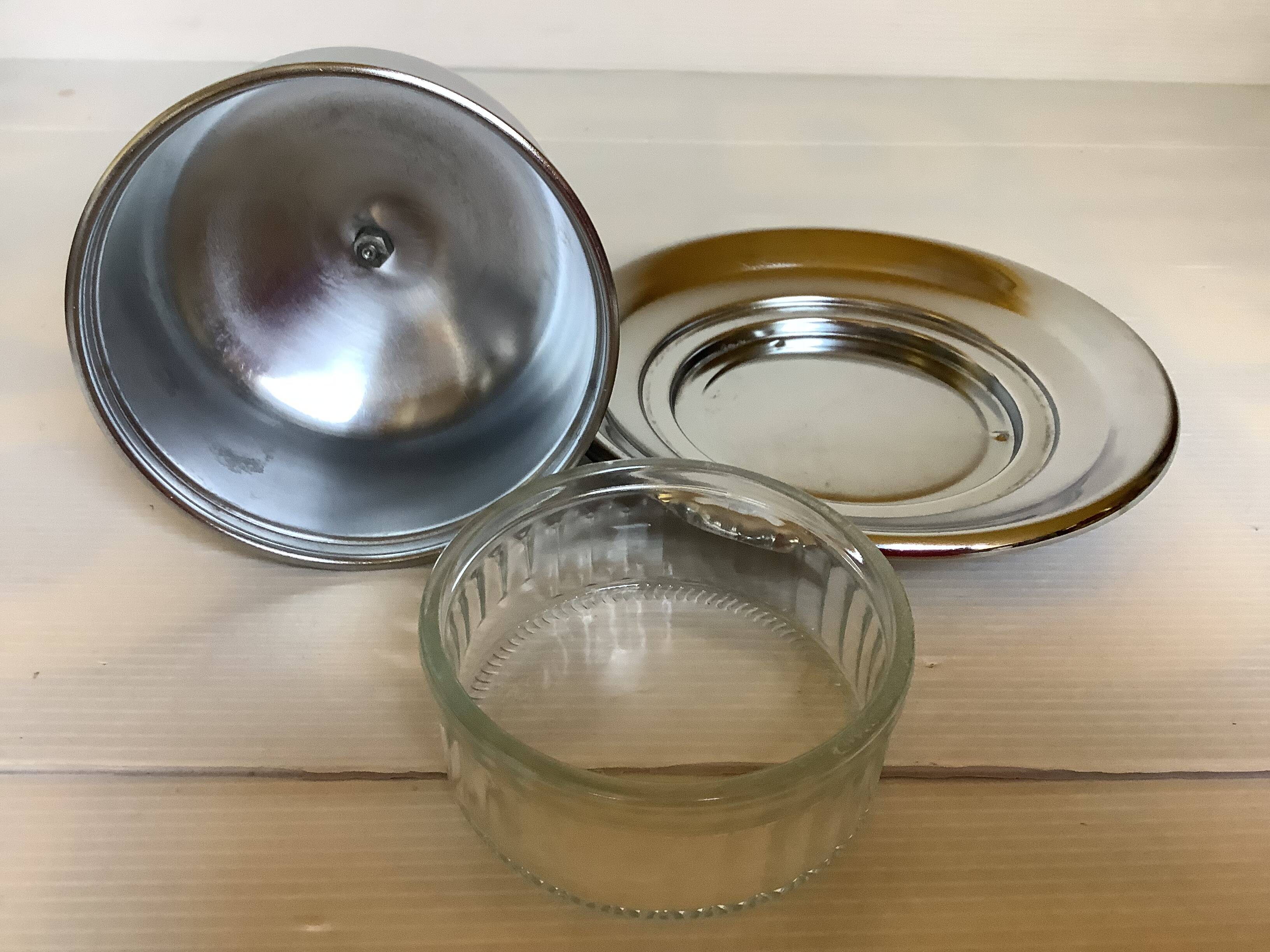 Old bell-shaped butter dish Demeyere Belgium