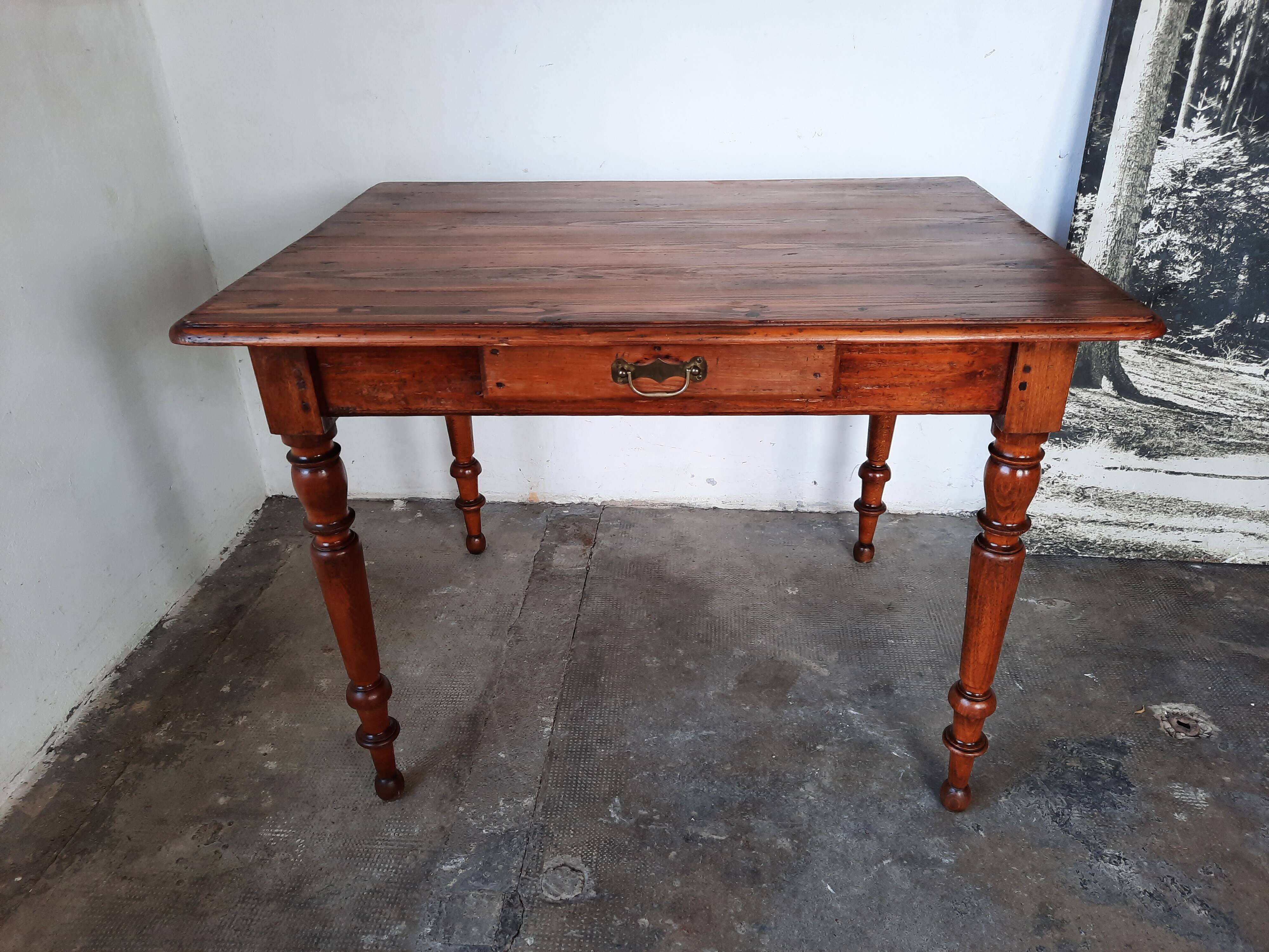 Fir farm table or Louis Philippe desk 103x75