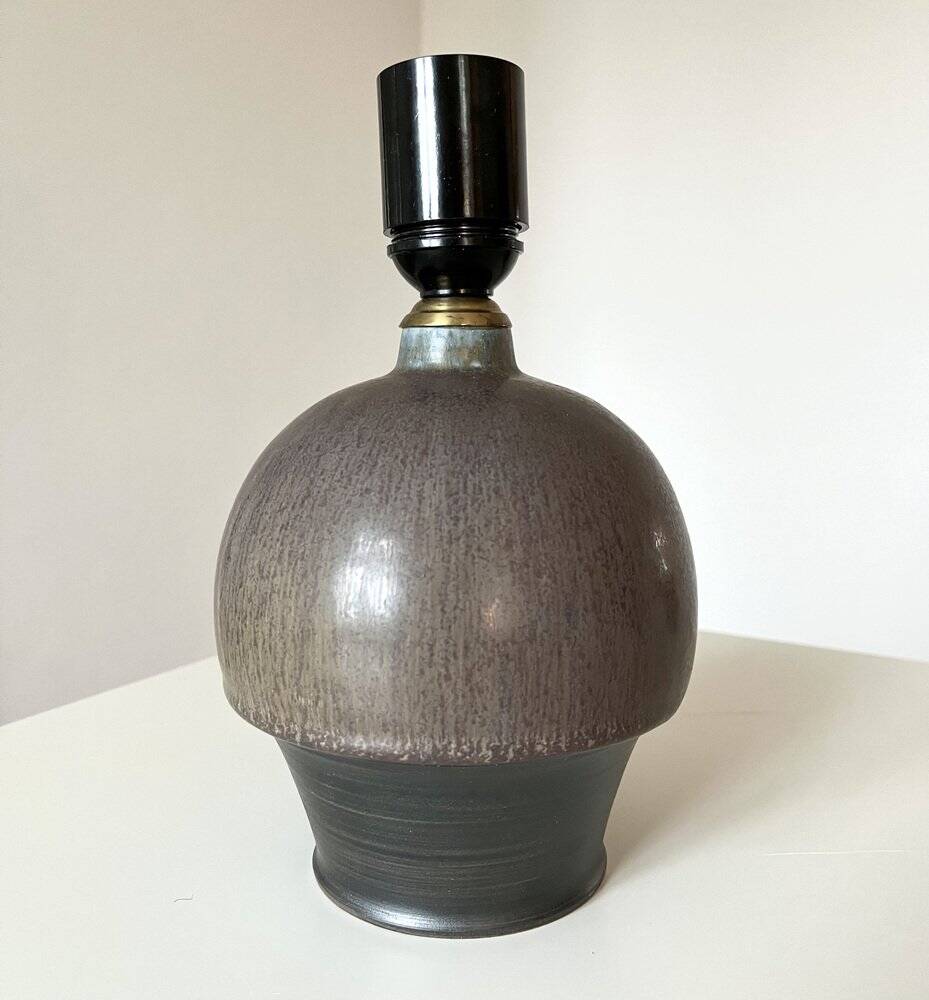 Studio ceramic table lamp by Hertha Bengtsson, sweden 1960s