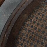 Beautiful set of 6 wooden vintage bistro chairs by Jacob & Josef Kohn Wien with cane seat