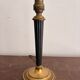 Antique Neo-Classical Column Candle Holder Brass Empire Lamp