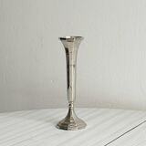 single flower vase or metal candlestick