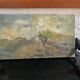 Oil on canvas on old frame