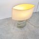 Glass table lamp by Peil and Putzler, 1960s