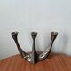 Vintage bronze chandelier Scandinavian country decor