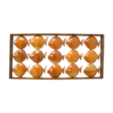 Wall decoration in teak, Denmark 70