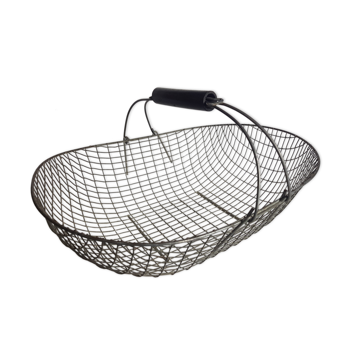 Panier de récolte grillagé en métal