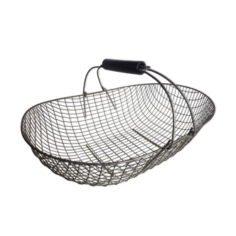 Panier de récolte grillagé en métal