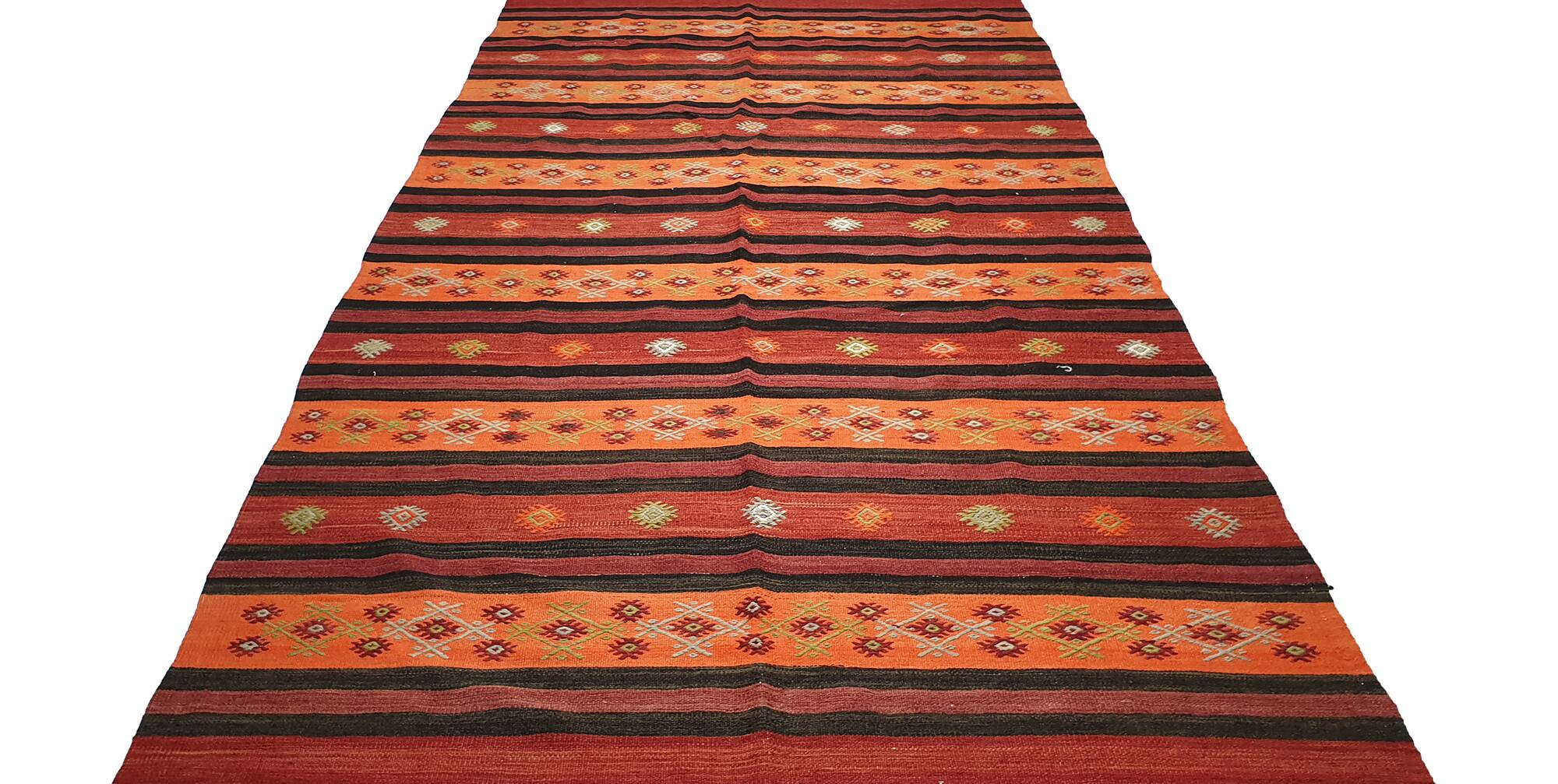 Turkish kilim rug, 351x180 cm, MYK-852